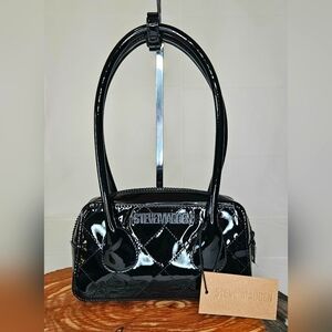 NWT Steve Madden Quilted Patent Leather Shoulder Bag